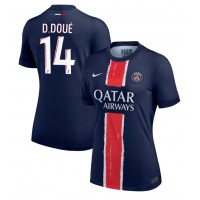 Paris Saint-Germain Desire Doue #14 Hemmatröja Dam 2024-25 Kortärmad